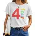 キッズ 4歳の誕生日シャツ 男の子 女の子 4歳 4歳 4歳 パーティー レディースTシャツ