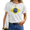 グリーン ブラジル国旗 サッカー ファン 男性 女性 男の子 女の子 キッズ レディースTシャツ