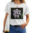 面白いhoya Flowers 多肉植物 ガーデニング 植物 レディースTシャツ