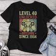 40歳の誕生日 男性 女性 40歳 1984年 装飾 面白い ギフト レディースTシャツ 面白い贈り物