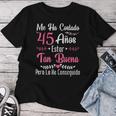 45 Cumpleaños 45 Años Hecha En 1980 Regalos Camiseta de mujer Regalos divertidos