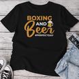 Boxing And Beer Perfectday ボクサー・ボクシング レディースTシャツ 面白い贈り物