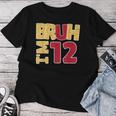 Bruh I'm 12歳 ギフト 男の子 女の子 It's My 12Th Birthday レディースTシャツ 面白い贈り物