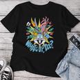 Bugs Bunny What's Up Doc レディースTシャツ 面白い贈り物