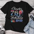 Chapter 76 Fabulousince 1949 76Th Birthday Queen Diamond レディースTシャツ 面白い贈り物