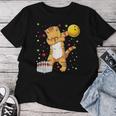 Dabbing Cat ボウリングシャツ 面白いボウリングギフト 猫 お母さん 女の子 レディースTシャツ 面白い贈り物
