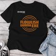Flowlish GunmaExe_1_横井美沙 レディースTシャツ 面白い贈り物