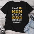 Proud Mom Of A Class Of 2025 8Th Grade Graduate Women T-shirt Unique Gifts