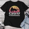 Gatos Y Calistenia Hombre O Gato Y Calistenia Camiseta de mujer Regalos divertidos