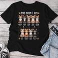 Godays I Am Christian 聖書詩 猫好き クリスチャン レディースTシャツ 面白い贈り物