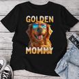 Golden Mommyゴールデン・ママ 母の日 ゴールデンレトリバー・ママ レディースTシャツ 面白い贈り物