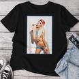 Hot Girl On 男性用 Ice Pop Pinup 2 レディースTシャツ 面白い贈り物
