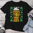 Irish You Were Beer 聖パトリックの日 ビアマグ 面白い レディースTシャツ 面白い贈り物