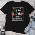 It's My 17Th Birthday Happy 17歳 誕生日 男の子 女の子 レディースTシャツ 面白い贈り物