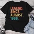 Legendince August 1968 Birthdayintage 1968 レディースTシャツ 面白い贈り物