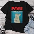 Paws Bunny 面白いパロディ ウサギ好きのギフト レディースTシャツ 面白い贈り物