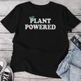 Plant Powered プラントパワー ヴィーガニズム ヴィーガン ベジタリアン レディースTシャツ 面白い贈り物