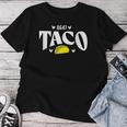 Taco Trump Always Chickens Out 面白いパロディ レディースTシャツ 面白い贈り物