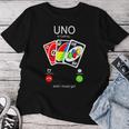Uno Calls And I Must Be For Children レディースTシャツ 面白い贈り物