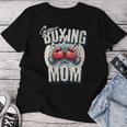 Uper Boxing Mom Guantes De Boxeo Y Boxeadores De Apoyo Cuello Camiseta de mujer Regalos divertidos
