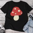 シンプルでキュートなキノコのグラフィック Cute Mushroom レディースTシャツ 面白い贈り物