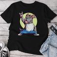 ブルドッグ ロックミュージック 男性 子供 女性 グルービー ブルドッグ レディースTシャツ 面白い贈り物