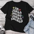 レトロ Groovy Im Jenda Doing Jenda Things おもしろ 母の日 レディースTシャツ 面白い贈り物