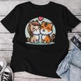 ローの馬と虎を抱きしめる Cuddling Horse And Tiger In Love レディースTシャツ 面白い贈り物