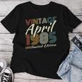 ヴィンテージ 1985年4月 40歳の誕生日プレゼント 男性 女性 レディースTシャツ 面白い贈り物