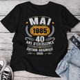 ヴィンテージ 1985年5月 40歳の誕生日プレゼント 男性 女性 レディースTシャツ 面白い贈り物