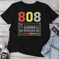 ヴィンテージ 808 ローランド ドラムマシン ギフト 男性 女性 ドラムに レディースTシャツ 面白い贈り物