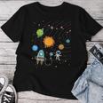 宇宙 惑星 太陽系 宇宙飛行士 オタク キッズ 男の子 女の子 レディースTシャツ 面白い贈り物