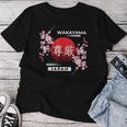 桜桜の花 春 日本の都市 和歌山 レディースTシャツ 面白い贈り物