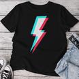 稲妻デザイン キッズ 男の子 女の子 女性 男性 グラフィック レディースTシャツ 面白い贈り物