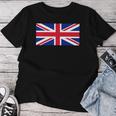 素晴 イギリス国旗 British Flag ユニオンジャック 旗 男性用、女性用 レディースTシャツ 面白い贈り物