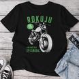 緑寿祝い バイク好き 車好き 父 男性 女性 クラシックバイク 66歳 I'm Not Old I'm Classic レディースTシャツ 面白い贈り物