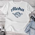 Aloha Beer レディースTシャツ 面白い贈り物