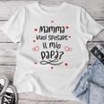 Bambino Mammauoiposare Il Mio Papà Maglietta da donna Regalos divertidos
