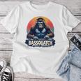 Bassquatch – Groovyasquatch Djデザイン 音楽愛好家向け レディースTシャツ 面白い贈り物