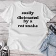 Easy Distracted By Anake Dad Mom Ratnake レディースTシャツ 面白い贈り物