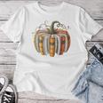 Fall Book Pumpkin Fall Librarians Bookworm Teachers Students Women T-shirt Unique Gifts