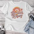Groovy Best Mom Ever Best 母の日 長袖tシャツ レディースTシャツ 面白い贈り物