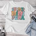 In My Mimi Era Groovy Leopardmile Face New Grandma Grandma 長袖tシャツ レディースTシャツ 面白い贈り物