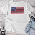 アメリカの国旗 アメリカの愛国心 アメリカの男性 女性 子供 アメリカの国旗 レディースTシャツ 面白い贈り物