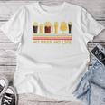 ビール 酒 面白いtシャツ No Beer No Life 飲み おもしろ 飲み会 のんべえ メンズ ネタ 服 長袖tシャツ レディースTシャツ 面白い贈り物