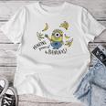 ミニオン Powered By Bananas レディースTシャツ 面白い贈り物