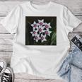 面白いhoya Flowers 多肉植物 ガーデニング 植物 レディースTシャツ 面白い贈り物