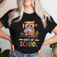 100Th Days Ofchool Owls 鳥 学生 100日間の学校 レディースTシャツ 彼女への贈り物