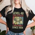 40歳の誕生日 男性 女性 40歳 1984年 装飾 面白い ギフト レディースTシャツ 彼女への贈り物