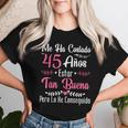 45 Cumpleaños 45 Años Hecha En 1980 Regalos Camiseta de mujer Regalos para ella